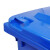 中典 垃圾分类垃圾桶YY-240B大号物业环卫户外商用企业定制带盖有害厨余垃圾箱 蓝色240L-可回收物（挂车款）