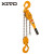 KITO LB010*1.5m手扳葫芦起吊紧线固定工具载重1T扬程1.5M 定做