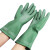 者也（ZYE) 防滑耐用丁基胶加厚手套 建筑印染耐酸碱耐磨防护手套 绿色 M