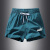 冰丝速干短裤男士夏季外穿薄款2023新款篮球运动跑步休闲三分裤子 西瓜红 L