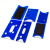 稳斯坦 WST133 磁性标签 仓库标识牌货架标识卡物料卡材料卡片（蓝色5*10软磁）