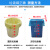 abdo 分类垃圾袋大号桶专用厨房特大80加厚物业厨余大塑料四色商用 加厚无印刷100*120绿色(50个) (厨余湿垃 加厚