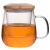 驰诺加厚玻璃杯三件套耐热茶水分离泡茶杯水杯家用个人专用杯 杯子三件套014
