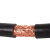 远东电缆 额定电压450/750V聚氯乙烯绝缘聚氯乙烯护套铜丝编织屏蔽镀锌钢带铠装控制电缆 KVVP22-450/750V-4*2.5 黑色 1m