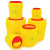 益美得 DJY-03黄色利器盒锐器盒医院诊所用废物针头收纳桶小号垃圾桶 圆形3L