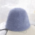OIMG冬季渔夫帽女小头围适合的帽子xs鱼夫女帽小码兔毛水桶秋冬大头围 蓝色 M56-58cm
