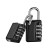 iGear密码挂锁 配备安全钥匙 储物柜健身房宿舍门锁 大号四位密码锁