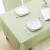 绿之源 桌布137*180cm防水防油桌垫 北欧风格纹塑料免洗餐桌布 茶几布餐垫绿色