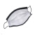 CM朝美 一次性口罩7002型 防粉尘花粉防雾霾透气防护口罩 独立包装 黑色50只/盒