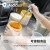 麦迪康（Medicom）一次性PVC手套1209D 透明加厚检查耐磨 餐饮实验室 工作隔离防护手套100只/盒 L码