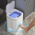 智能垃圾桶自动抽换袋2023新款防水带盖卫生轻奢客厅卧室纸篓感应 24L白色三模电池款 感应/垃圾不
