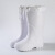 雨鞋靴工厂白色加雨靴耐酸耐油高筒耐用暖棉靴EVA胶鞋 白色中帮EVA不加棉 39