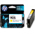 适用905XL黑色墨盒彩色墨水盒OfficeJet Pro 6950 6960 HP 905XL黄色墨盒(825页，A4纸5%覆盖