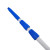 益美得 BL-1201 加长伸缩杆高空玻璃广告门头清洁工具 蓝色1.2米单节杆