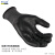 新款TPE320手套抓力王黑胶皮手套耐磨防滑耐用建筑工地搬运 24双 荣之拓TPE320浸塑手套 L