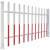 围栏PVC草坪围墙江西幼儿园变压器厂房栏社区护栏电力塑钢户外栏 蓝色1.5高/米