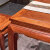 质木匠 红木家具缅甸花梨（学名：大果紫檀）实木餐桌椅组合 烫蜡方餐台现代中式长方桌 1.48米餐桌+6椅