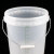 透明刻度桶计量桶大小水桶带盖密封PP材质包装塑料桶透明刻度桶2 透明刻度桶    2L