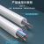 双下（SUAXUA）裸纤保护管3*4mm护纤管光缆分纤箱odf光纤配线架尾纤保护套管厚圆形白色100米/卷 SX-QA701