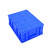 豫恒玖加厚塑料周转箱零件盒长方形运输收纳盒物流中转箱配件整理箱蓝色245*170*75mm
