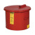 杰斯瑞特（JUSTRITE）27603 13升红色钢制浸泡罐