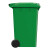 户外垃圾桶大号加厚240L分类垃圾桶带盖市政物业商用环卫垃圾桶绿色KB1048工业品/个