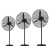  麦锐欧 工业风扇 强力大风电风扇牛角扇 工厂车间商用立式落地塑钢叶风扇  经典款650黑色 