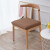 王氏华艺 弹力夏季通用北欧纯色椅垫罩餐椅无靠背万能凳子罩加厚牛角椅套 牛角椅套淡粉色 单个