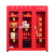 朋安 消防柜微型消防站消防器材放置柜消防箱应急柜工具展示柜建筑工地柜 1200*900mm单人套餐