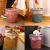 贝傅特 镂空垃圾桶 学校客厅厨房卫生间办公室商用大敞口圆形塑料纸篓 小号(蓝＋红＋黄)
