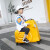 Milooky儿童行李箱超轻小型免托运可登机拉杆皮箱可骑可坐密码箱旅行箱子 粉色-高配版 20英寸 适合1-5周岁