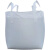 全新白色吨包吨袋吨包袋1吨2吨加厚耐磨太空袋重工业集装污泥沙袋 1.3-1.5吨加强双经布 上料口平底 80*80*90