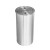 台面嵌入式不锈钢垃圾桶翻盖摇盖装饰厨房卫生间隐形台面方形拉丝 黑色圆形-直径21cm(小号)