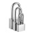 雨素 挂锁 小锁 仿不锈钢叶片锁 防盗锁 门锁柜子锁 30mm