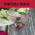 欧式燕窝碗欧式燕窝碗甜品碗冰淇淋杯玻璃糖水碗酸奶杯浮雕玻璃小碗沙拉杯 粉色高脚碗。 加金勺