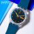 斯沃琪（Swatch）瑞士手表 原创系列 蓝色远方 日期星期 学生简约男女石英表GE721