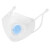 星工（XINGGONG）KN95儿童口罩 防雾霾防尘防花粉耳戴透气口罩 白色5只装XG8532V