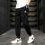阿迪达斯（adidas）男子长裤 春季运动裤装跑步健身训练篮球裤子收口小脚裤休闲长裤 HB5083/白标/拉链口袋 S/175/76A