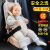 大西瓜汽车婴儿童便携式安全座椅宝宝后座安全带坐椅上通用0-3-12岁 粉色大码(3岁-12岁) 座椅+增高垫