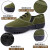 搏峰（BOVFN）作训鞋 防滑耐磨劳保鞋/解放鞋 工地帆布透气胶鞋 墨绿色 87-5 45