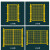 车间仓库隔离网安全防护网围栏机器人设备隔断网移动隔断铁丝网 2米高*3米宽一柱一网