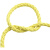 凯夫拉绳高温防火阻燃耐磨绳帆船编织纤维圆绳消防火灾芳纶安全绳 黄色1.6mm/米