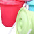 卉营（HUIYING）塑料桶 2210多用桶手提带盖塑料桶 300*290mm 颜色随机 /个 可定制