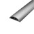 海斯迪克 HK-415 铝合金线槽 金属防踩线槽 半弧形地板地面穿线用 长度1米（5号）