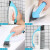 日本LEC多功能手柄刷硬毛清洁刷家用可拆卸瓷砖缝隙刷厨房浴室浴缸刷子衣服刷子