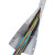 希万辉 PVC扣式结束带阻燃套管电线缆保护套裹线布包线套 75m灰色束径60mm