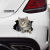 五古艾创意个性3D立体小猫贴纸 可爱猫咪遮挡车身车尾划痕刮痕 3D猫贴24*18厘米单张