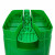 兰诗（LAUTEE）XD-60 新国标户外脚踏分类垃圾桶 酒店物业果皮箱 60升绿色-厨余垃圾