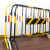 聚维德 铁马护栏塑料隔离栏公路护栏可移动铁马护栏红白 1200*2000 不包卸货