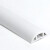 冰禹 BYyc-202 PVC阻燃地线槽 弧形室内穿线槽 1米价 3厘米宽-黑色-软线槽